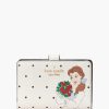 Handbags Kate Spade Outlet | Disney X Kate Spade New York Beauty And The Beast Medium Compact Bifold Wallet