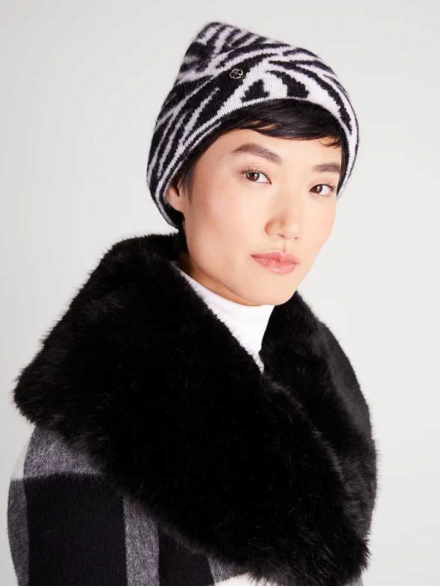 Accessories Kate Spade Outlet | Zebra Beanie