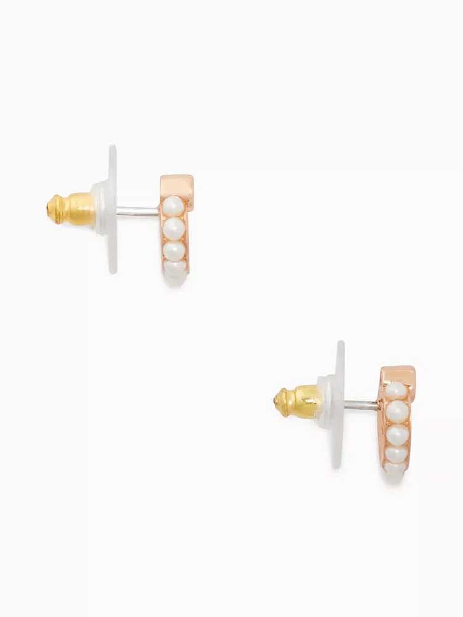 Jewelry Kate Spade Outlet | Shining Spade Pearl Studs