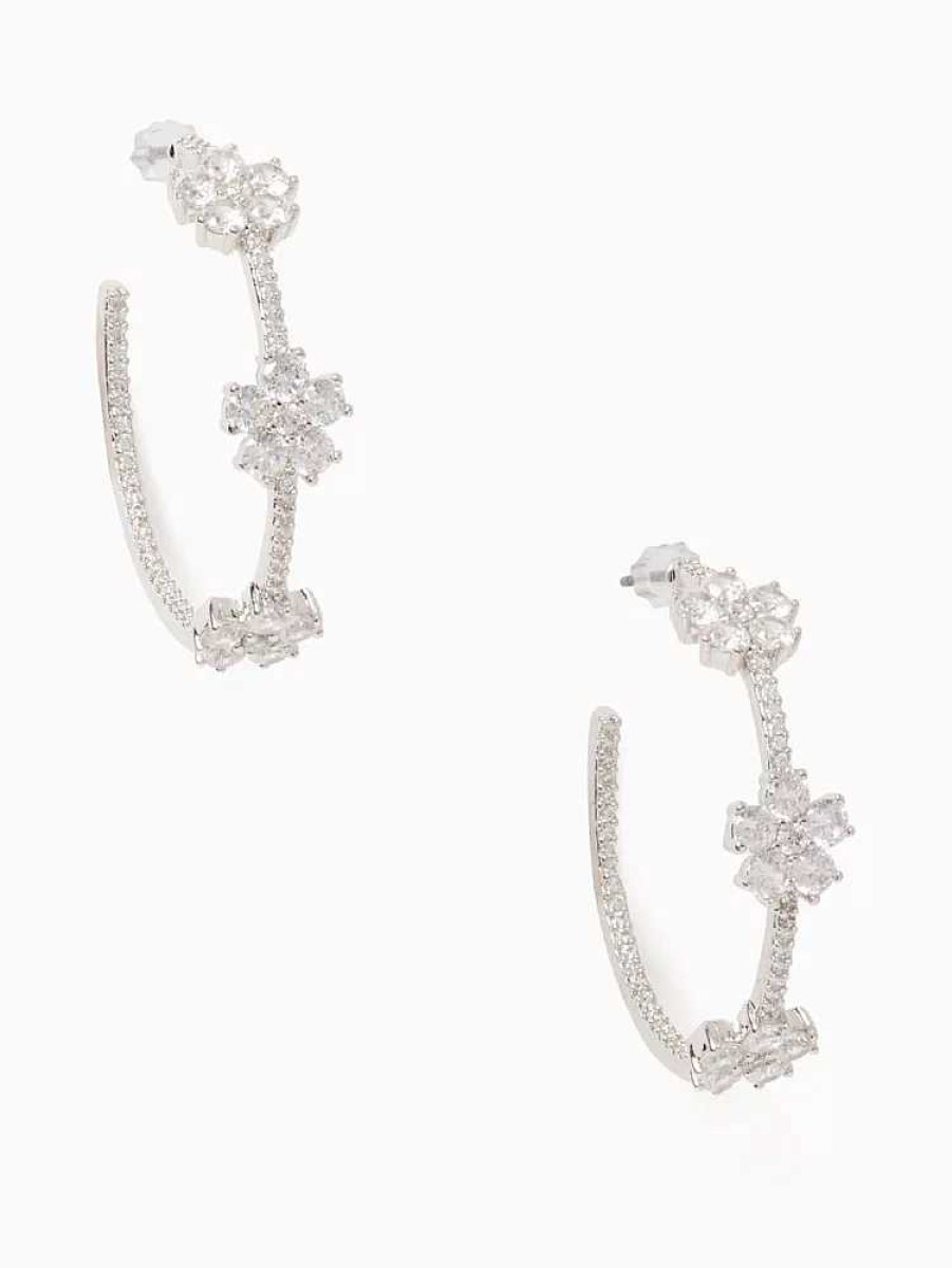 Jewelry Kate Spade Outlet | Gleaming Gardenia Flower Hoops