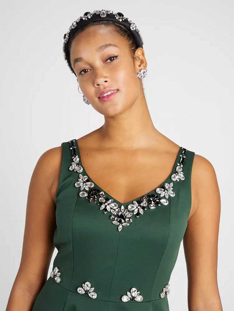 Clothing Kate Spade Outlet | Embellished Faille Grace Dress