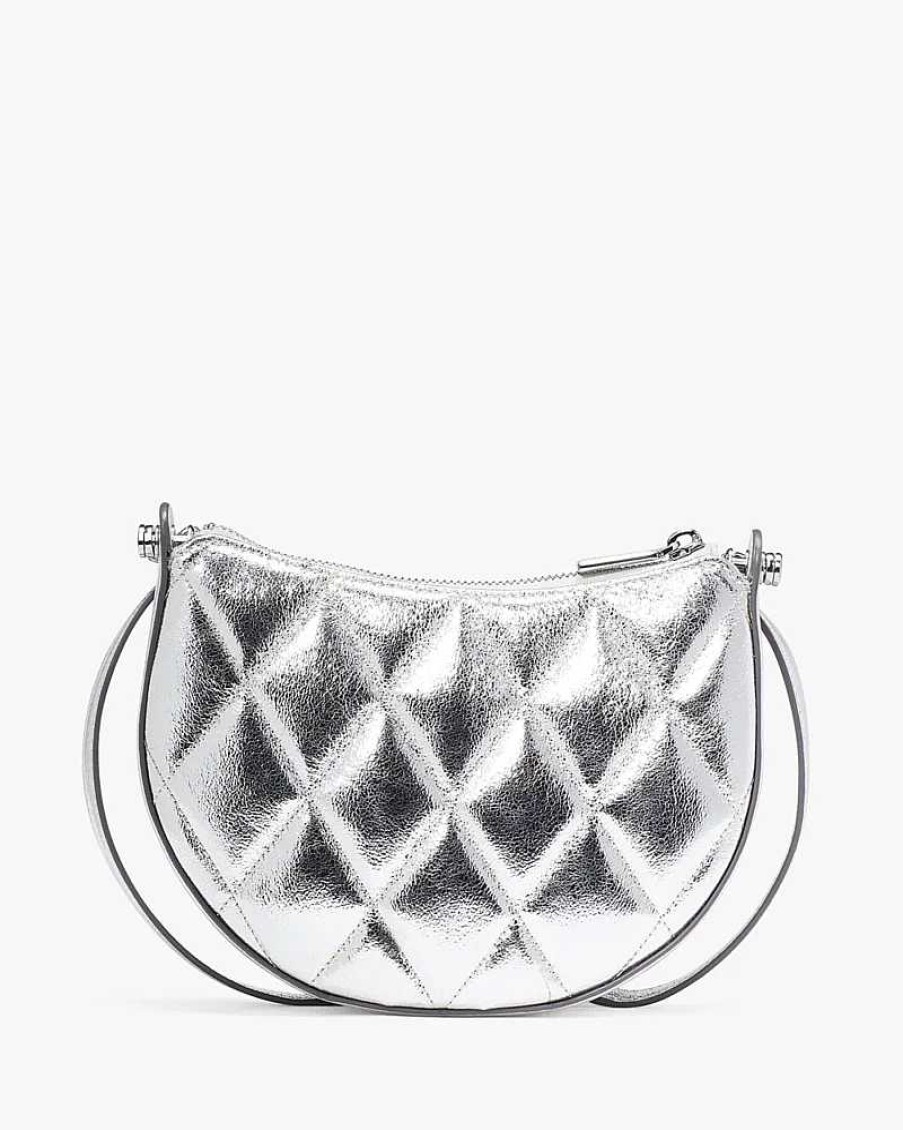 Handbags Kate Spade Outlet | Carey Metallic Zip Top Crossbody