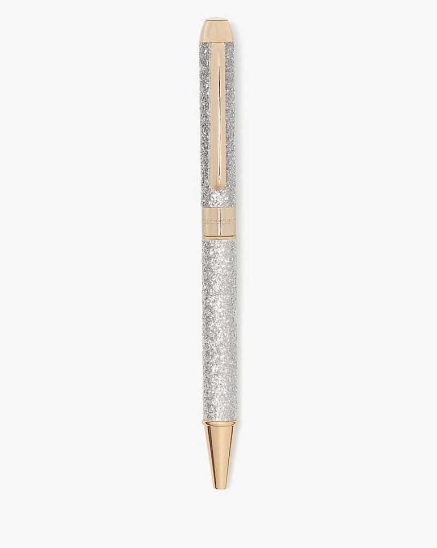 Accessories Kate Spade Outlet | Silver Glitter Ballpoint Pen