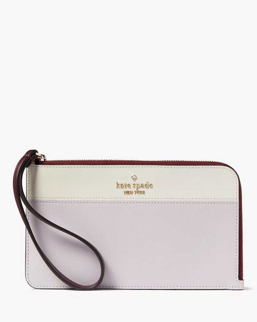 Wallets Kate Spade Outlet | Lucy Medium L-Zip Wristlet