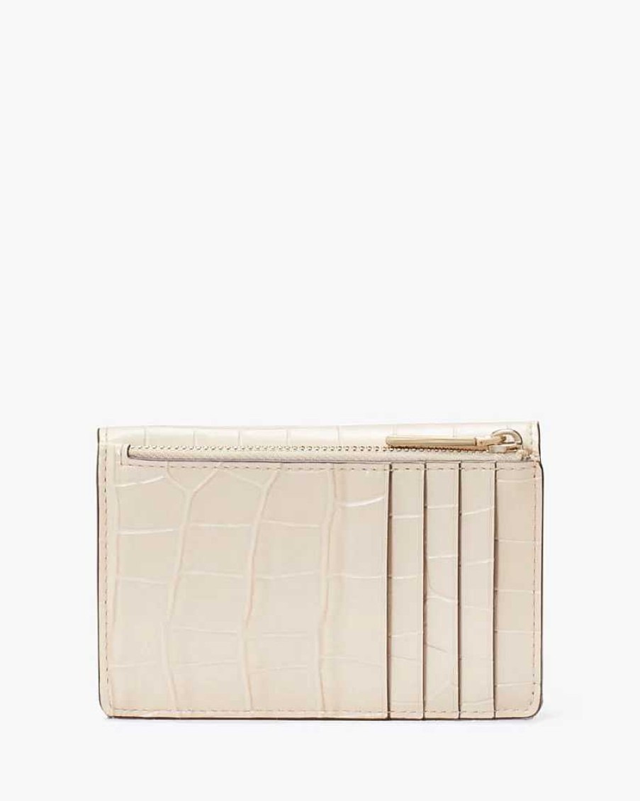 Wallets Kate Spade Outlet | Dumpling Croc Embossed Small Card Holder