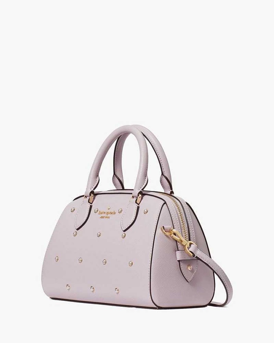 Handbags Kate Spade Outlet | Madison Studded Faux Pearls Duffle Crossbody