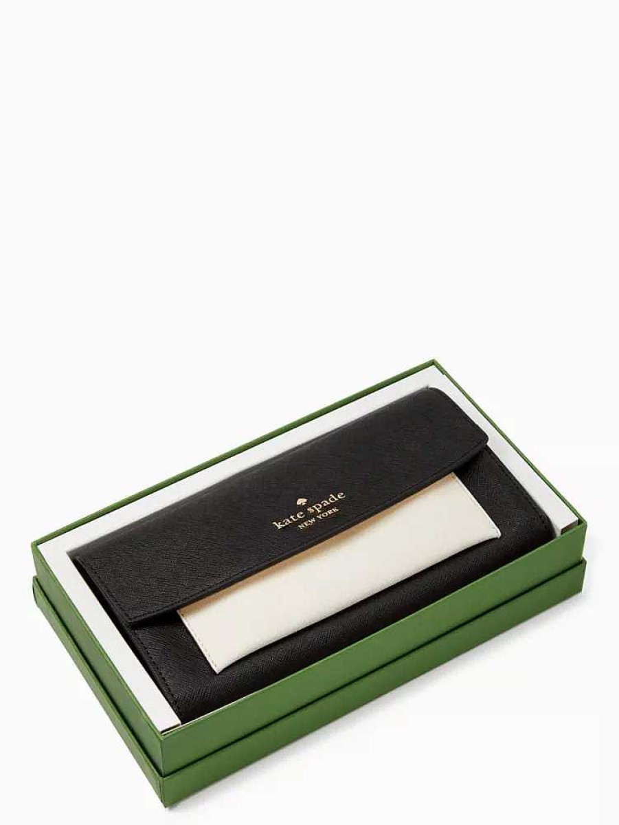 Wallets Kate Spade Outlet | Cheers Boxed Large Card Case