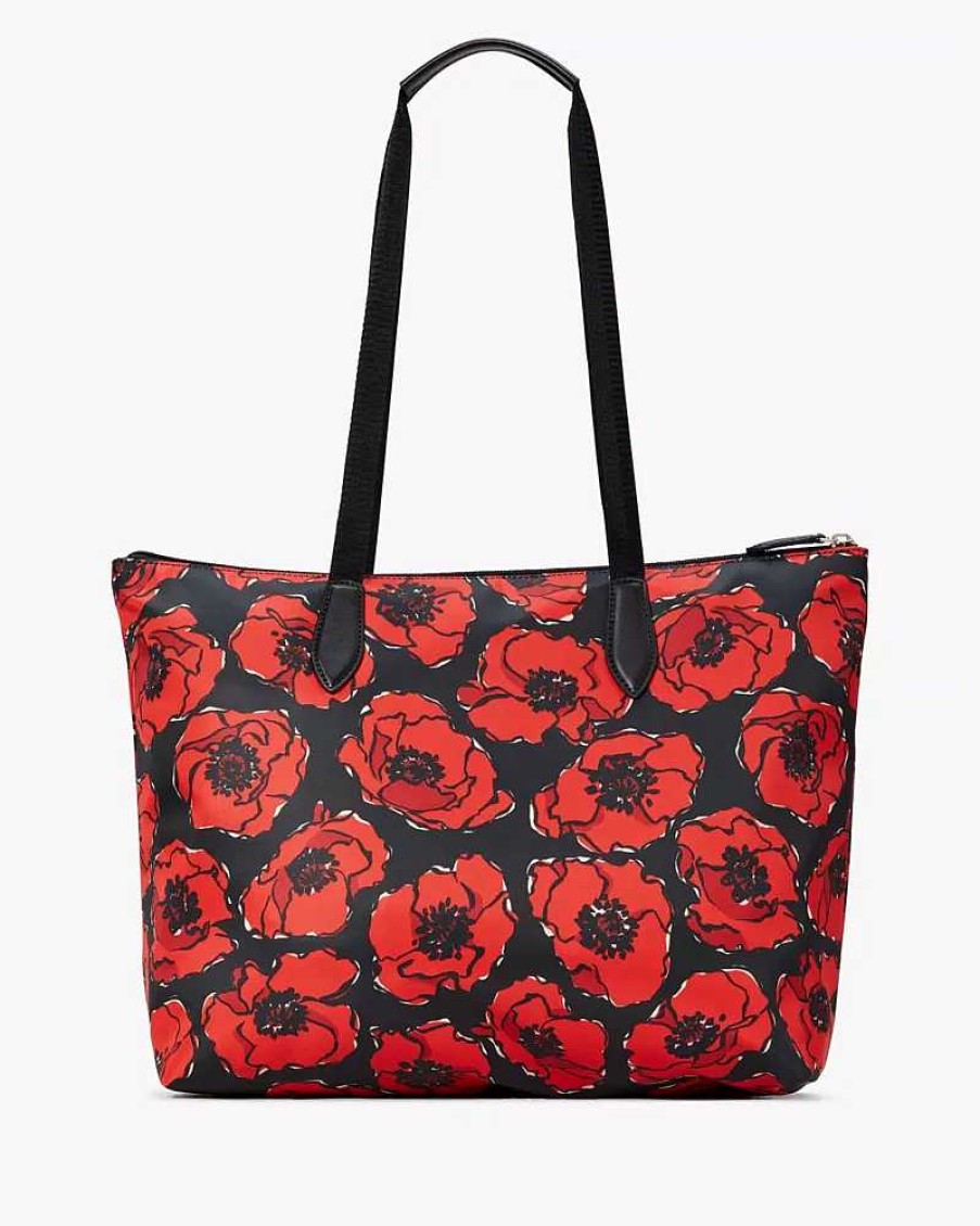 Handbags Kate Spade Outlet | Mel Poppy Printed Packable Tote