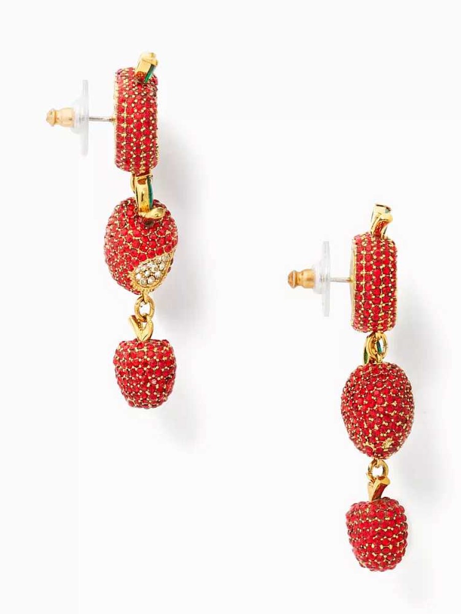 Jewelry Kate Spade Outlet | Apple Of My Eye Pave Dangle Earrings