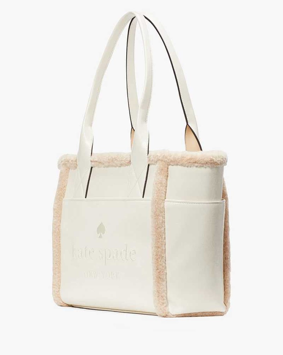 Handbags Kate Spade Outlet | Jett Faux Shearling Tote