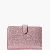 Wallets Kate Spade Outlet | Glimmer Glitter Medium Compact Bifold Wallet