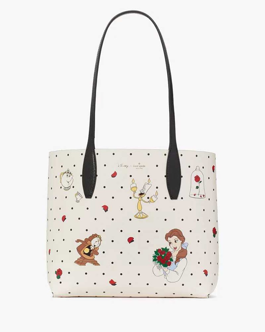 Handbags Kate Spade Outlet | Disney X Kate Spade New York Beauty And The Beast Small Reversible Tote