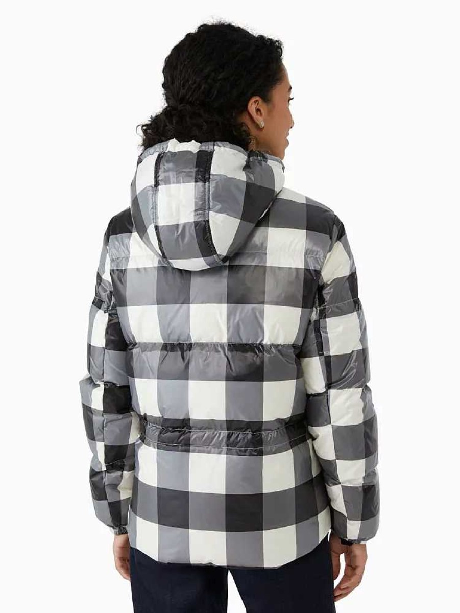 Clothing Kate Spade Outlet | Festive Check Short Puffer