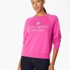 Clothing Kate Spade Outlet | Embroidered Logo Sweatshirt