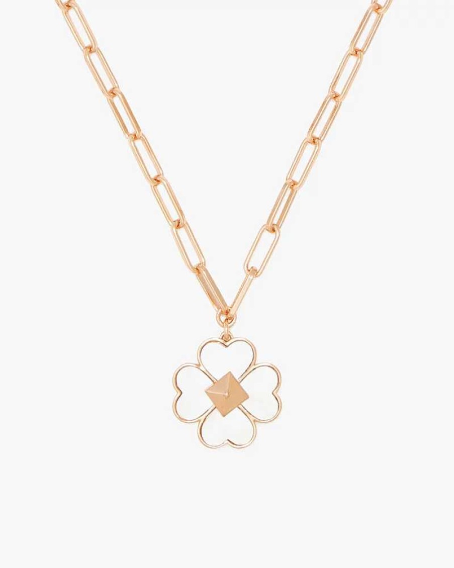 Jewelry Kate Spade Outlet | Spades & Studs Chain Link Statement Pendant