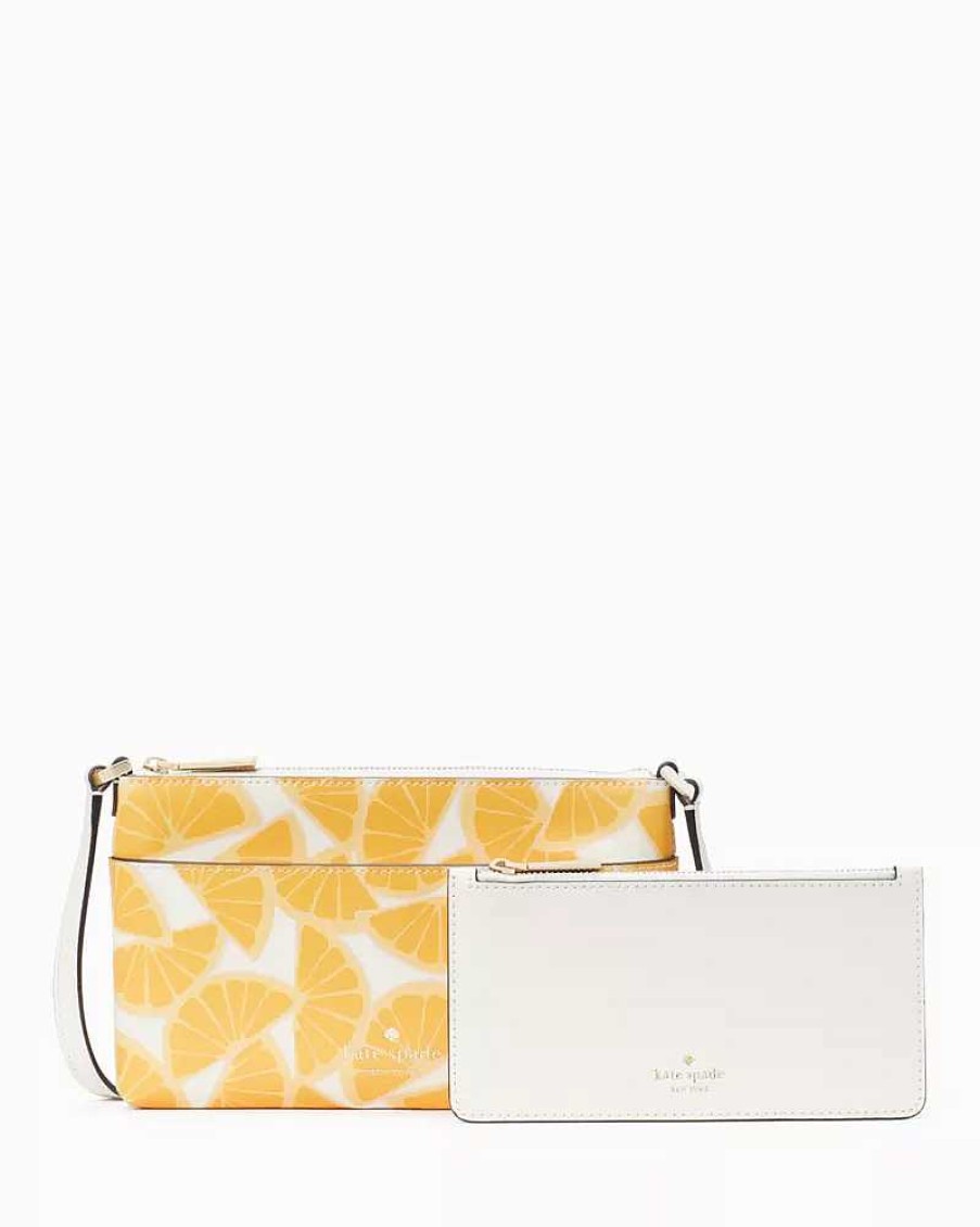 Handbags Kate Spade Outlet | Sadie Orange Toss Crossbody Set