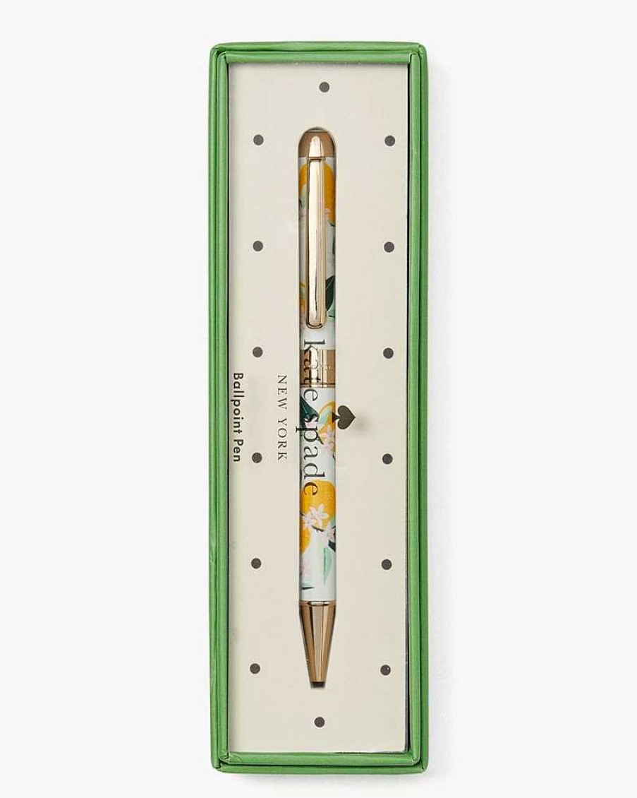 Handbags Kate Spade Outlet | Orange Toss Ballpoint Pen