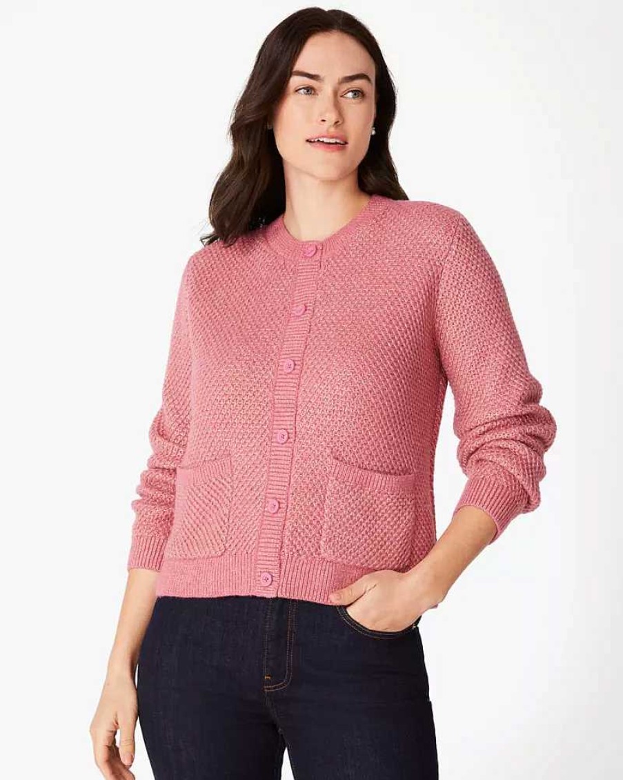 Clothing Kate Spade Outlet | Textured Sparkle Cardigan