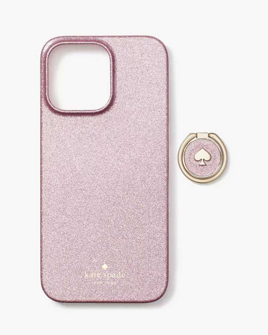 Accessories Kate Spade Outlet | Glitter Stability Ring Iphone 14 Pro Max