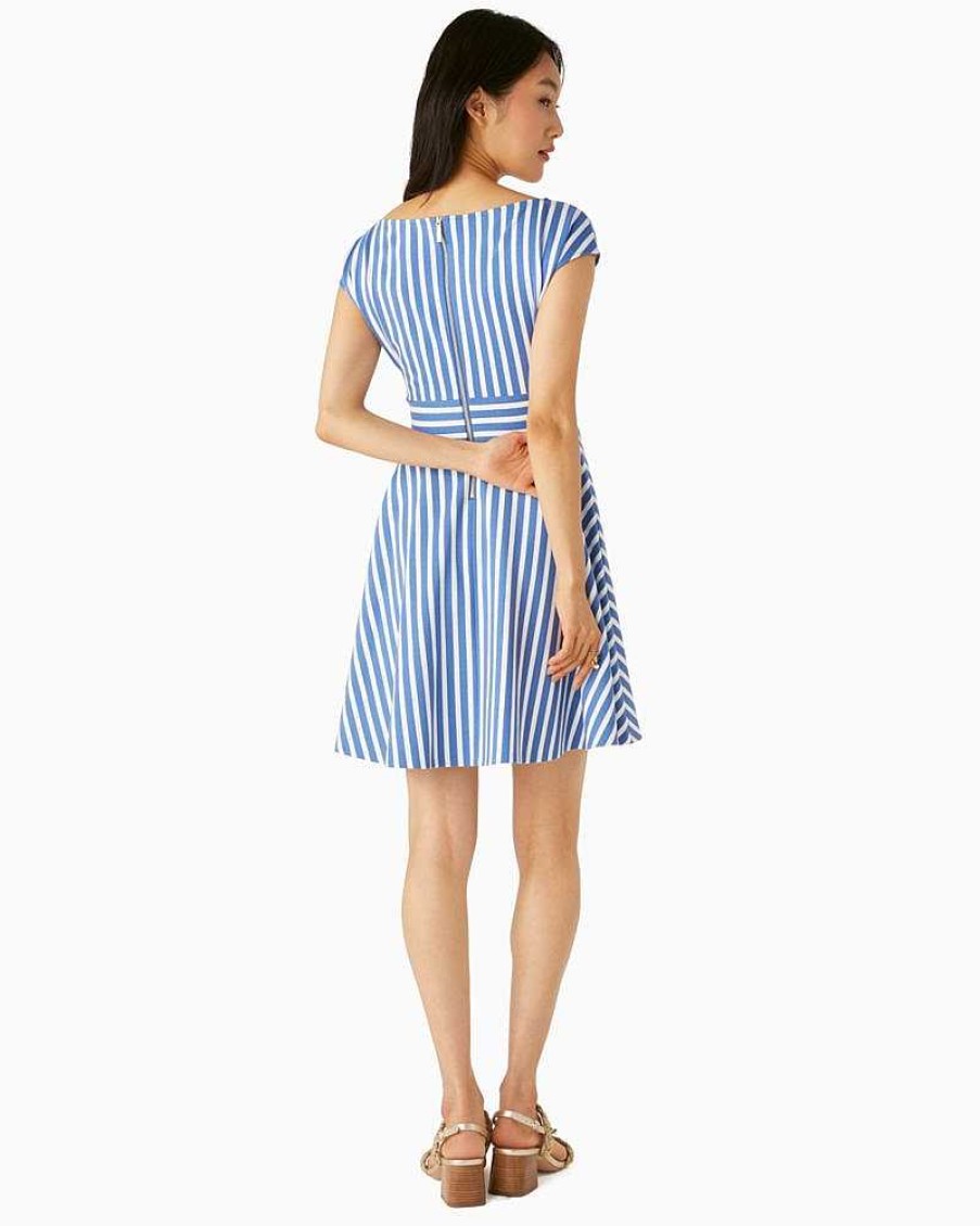 Clothing Kate Spade Outlet | Basket Stripe Ponte Fiorella Dress