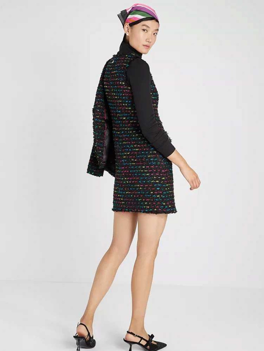 Clothing Kate Spade Outlet | Metallic Tweed Dress