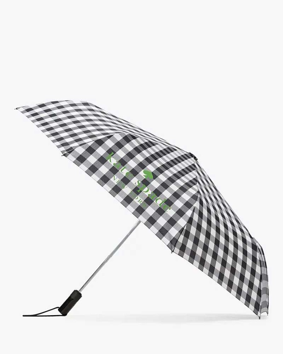 Accessories Kate Spade Outlet | Gingham Travel Umbrella