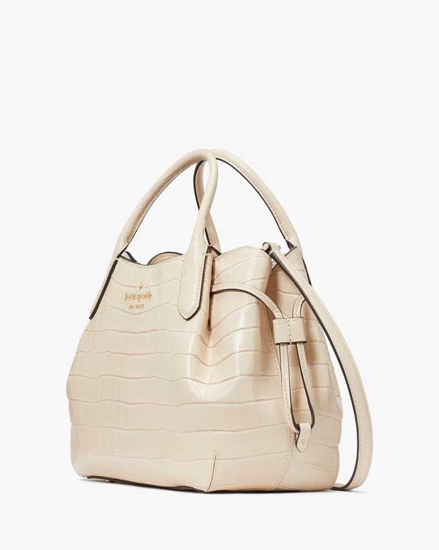 Handbags Kate Spade Outlet | Dumpling Croc Embossed Small Satchel