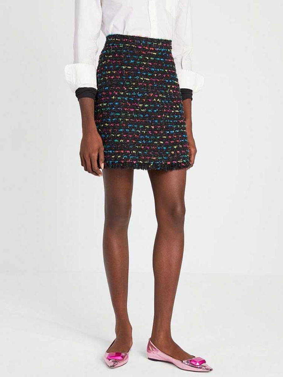 Clothing Kate Spade Outlet | Metallic Tweed Skirt