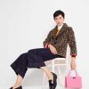 Clothing Kate Spade Outlet | Brushed Leopard Jacket