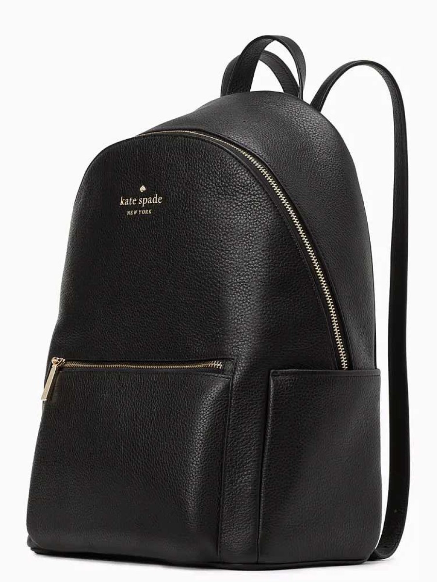 Handbags Kate Spade Outlet | Leila Pebbled Leather Large Dome Backpack