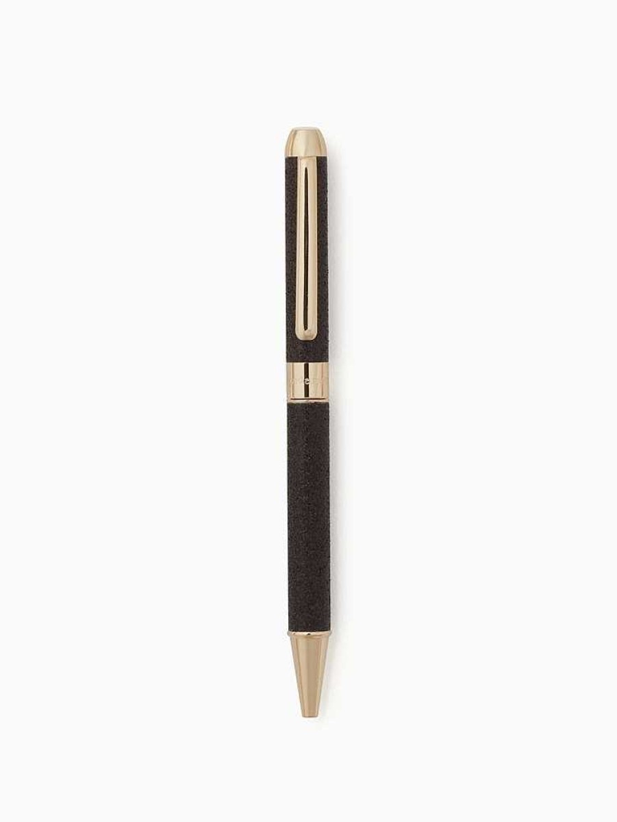 Accessories Kate Spade Outlet | Black Glitter Ballpoint Pen