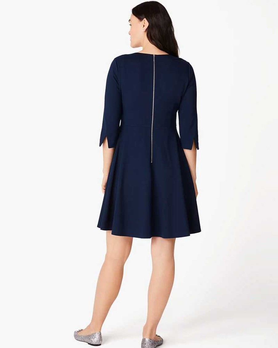 Clothing Kate Spade Outlet | Pearl Bow Ponte Dress