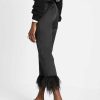 Clothing Kate Spade Outlet | Satin Feather Trim Pant