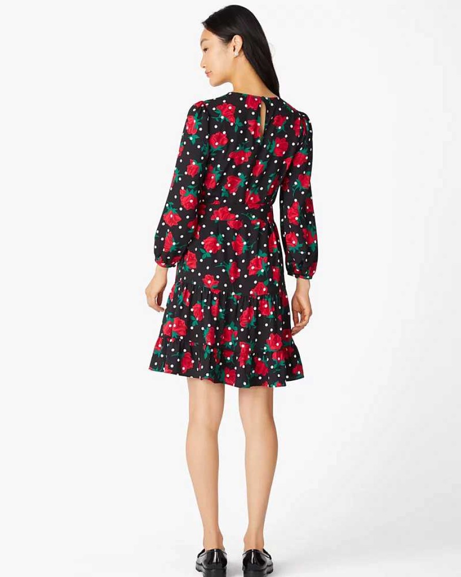 Clothing Kate Spade Outlet | Rose Dot Toss Shift Dress