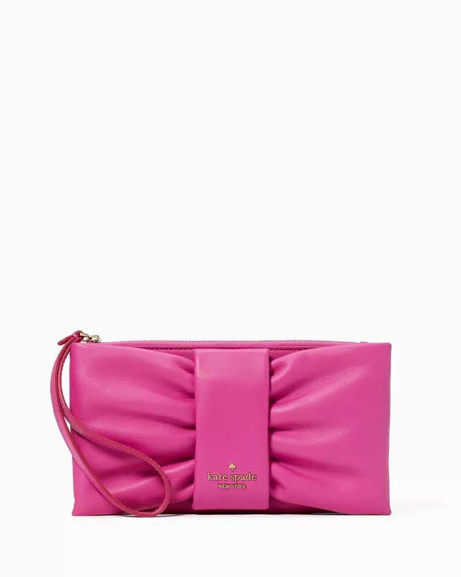 Wallets Kate Spade Outlet | Millie Bow Medium Wristlet