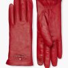 Accessories Kate Spade Outlet | Floating Logo Leather Gloves