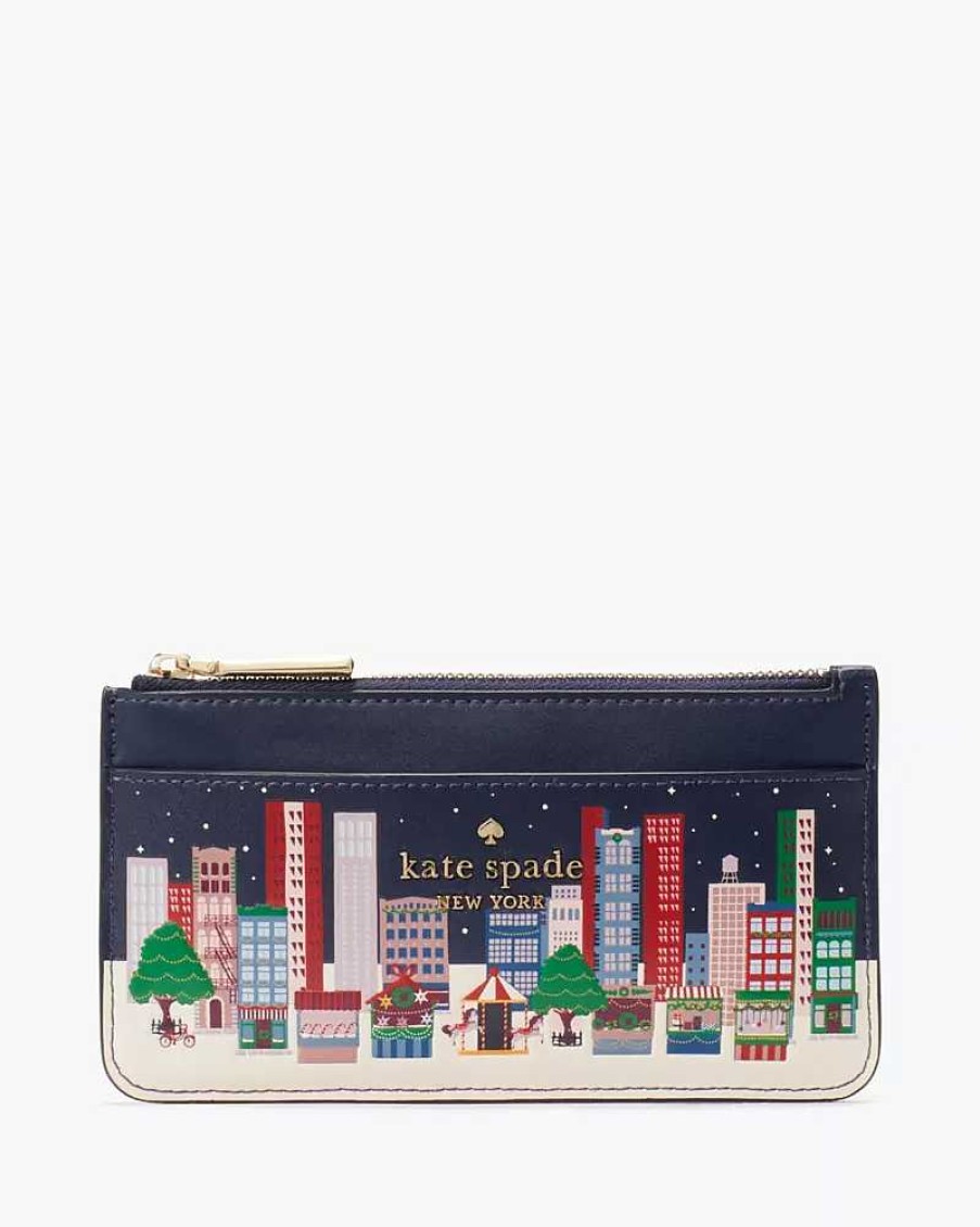 Handbags Kate Spade Outlet | Winter Wonders Large Slim Card Holder