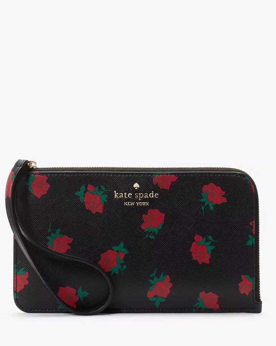 Wallets Kate Spade Outlet | Lucy Medium L-Zip Wristlet