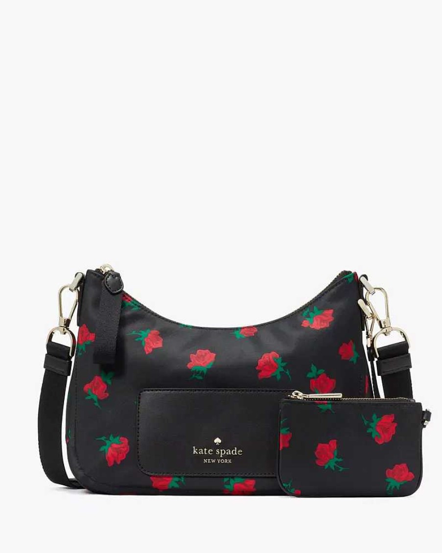 Handbags Kate Spade Outlet | Chelsea Rose Toss Printed Crossbody