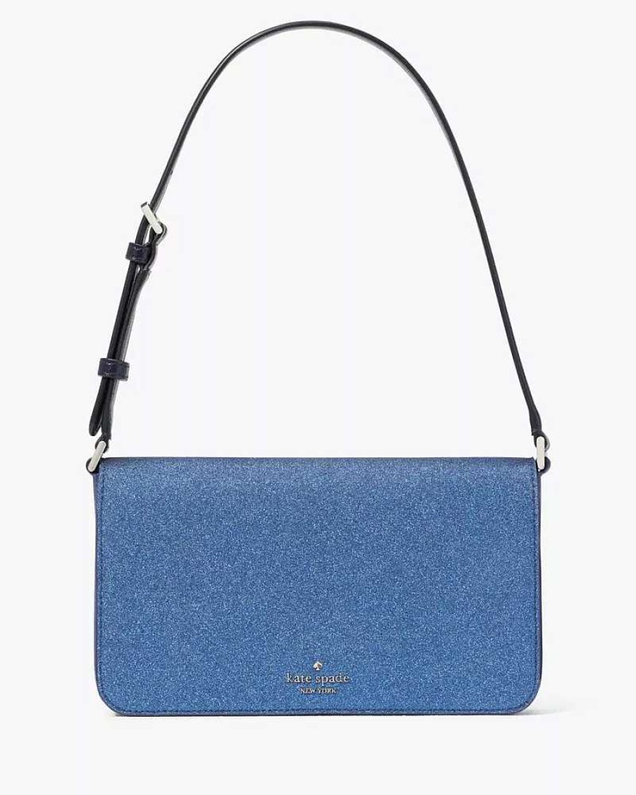 Handbags Kate Spade Outlet | Glitter Tinsel Flap Shoulder Bag