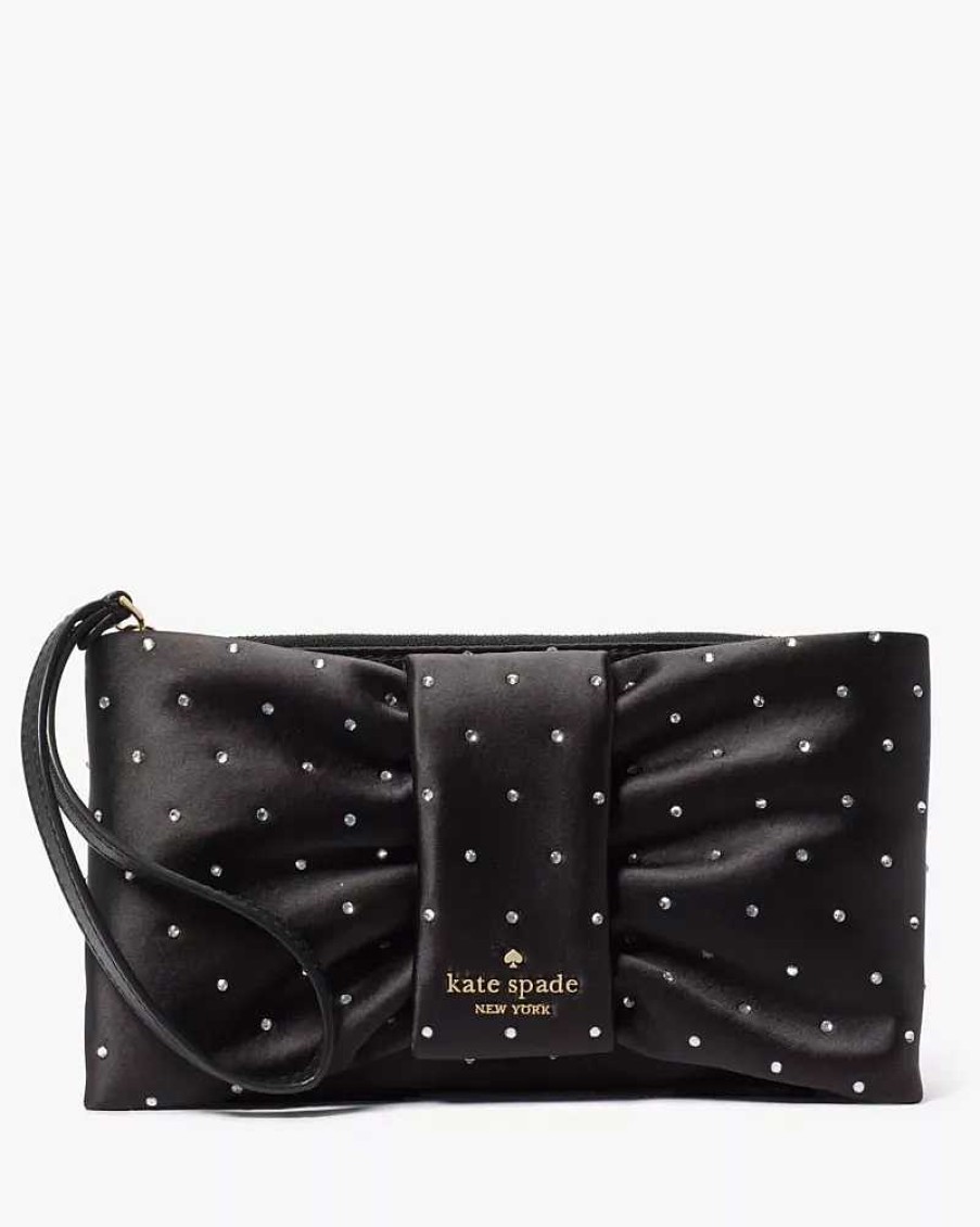 Wallets Kate Spade Outlet | Millie Bow Embellished Wristlet