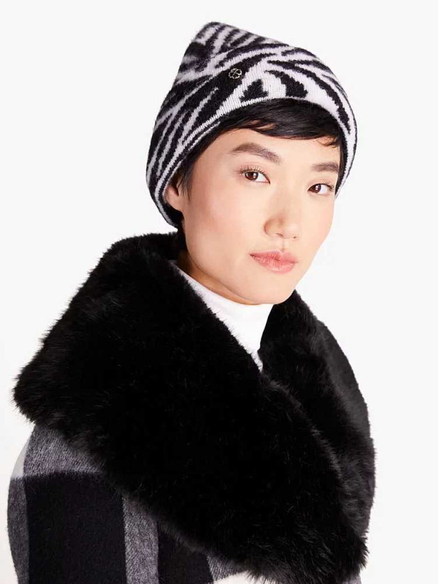 Accessories Kate Spade Outlet | Zebra Beanie