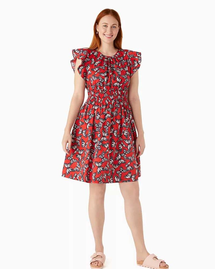 Handbags Kate Spade Outlet | Butterfly Print Blake Dress