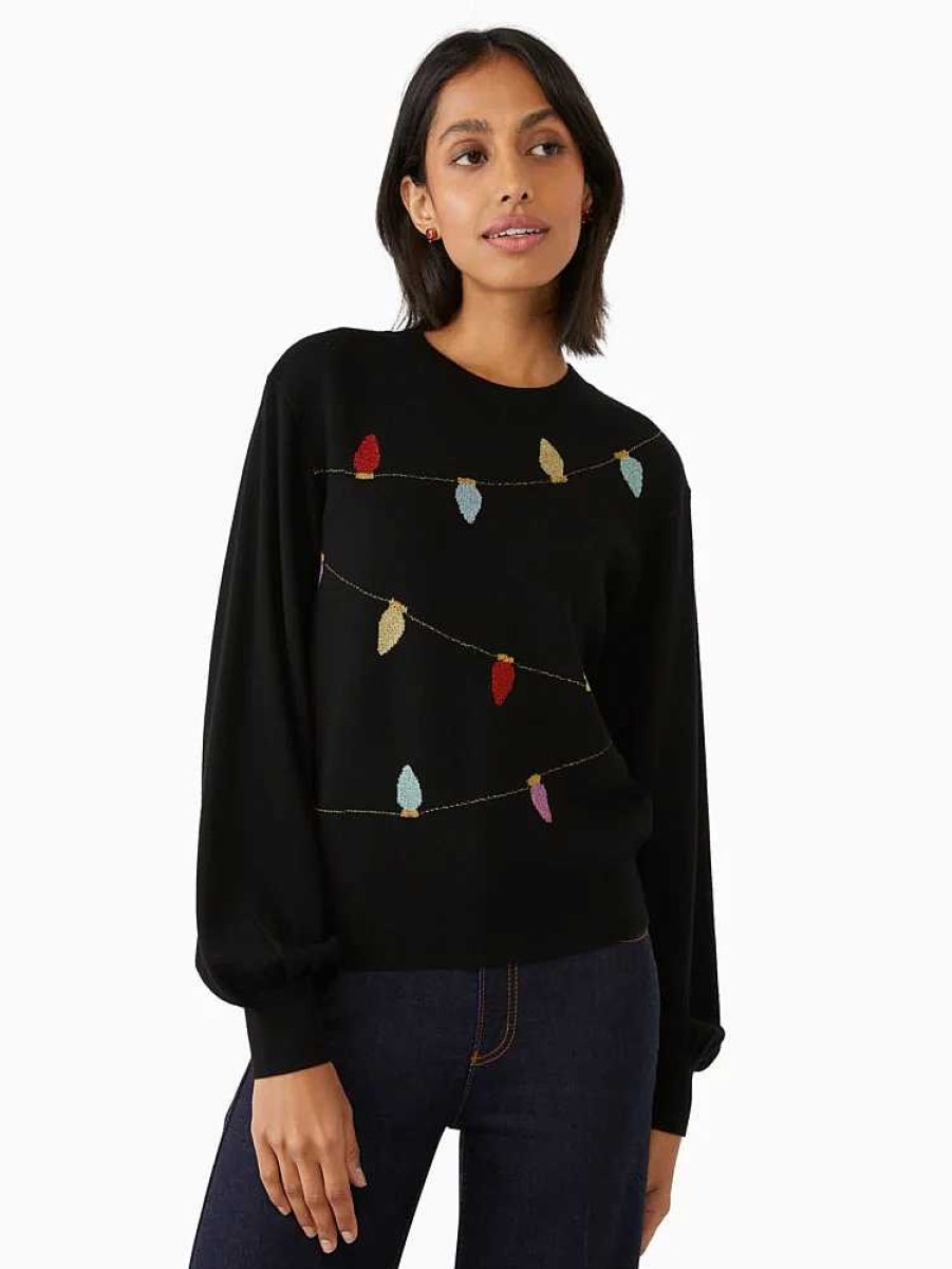 Clothing Kate Spade Outlet | String Lights Holiday Sweater