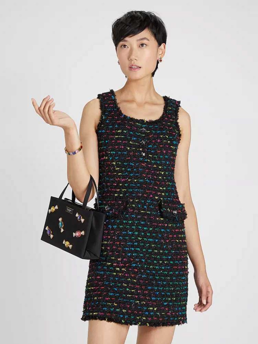 Clothing Kate Spade Outlet | Metallic Tweed Dress