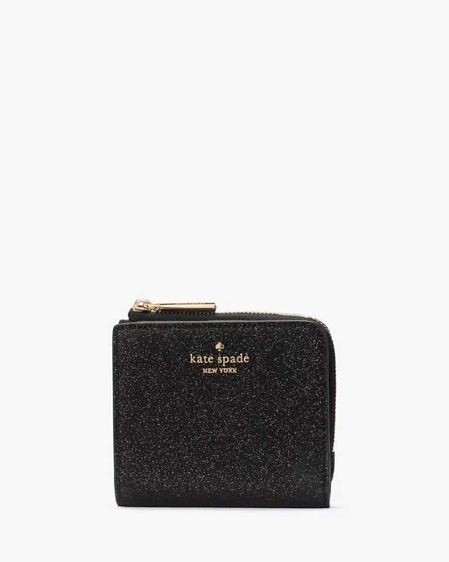 Wallets Kate Spade Outlet | Glimmer Boxed Small L-Zip Wallet