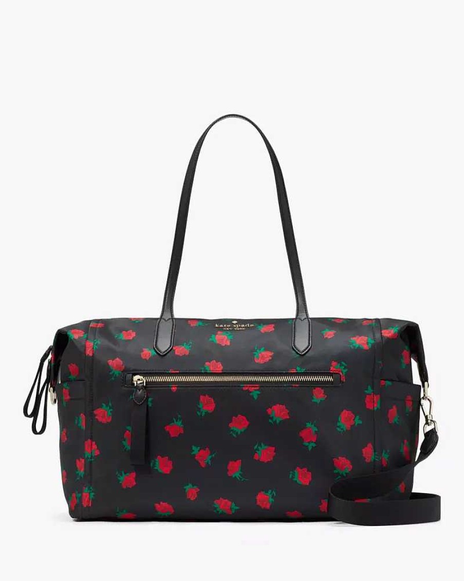 Handbags Kate Spade Outlet | Chelsea Rose Toss Printed Weekender