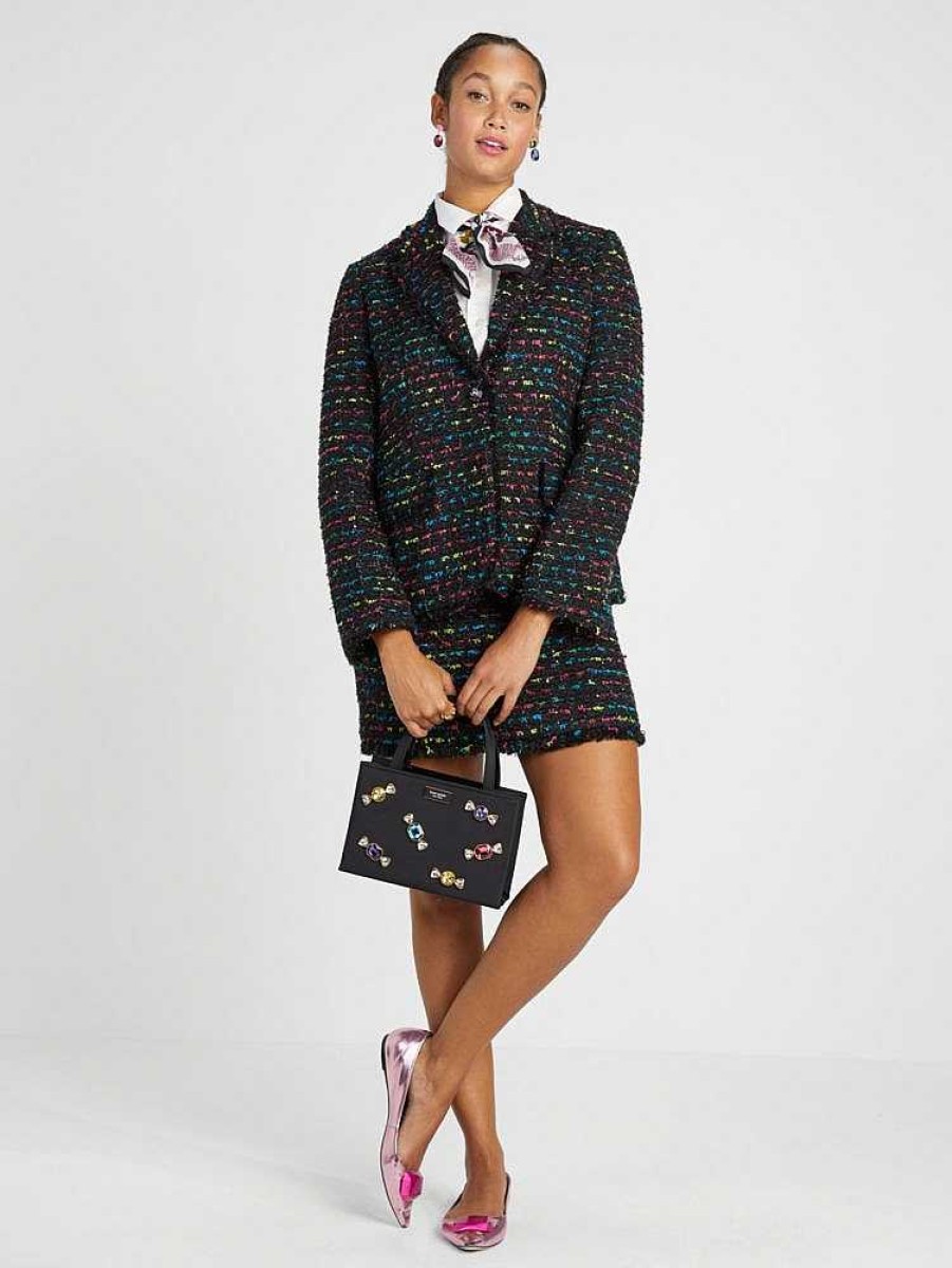 Clothing Kate Spade Outlet | Metallic Tweed Blazer