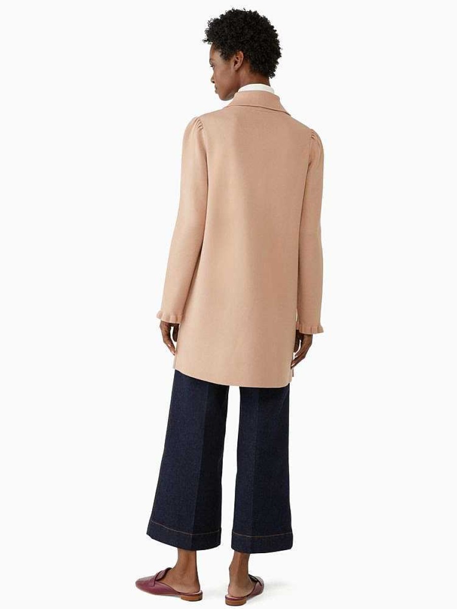 Clothing Kate Spade Outlet | Ruffle Sweater Blazer