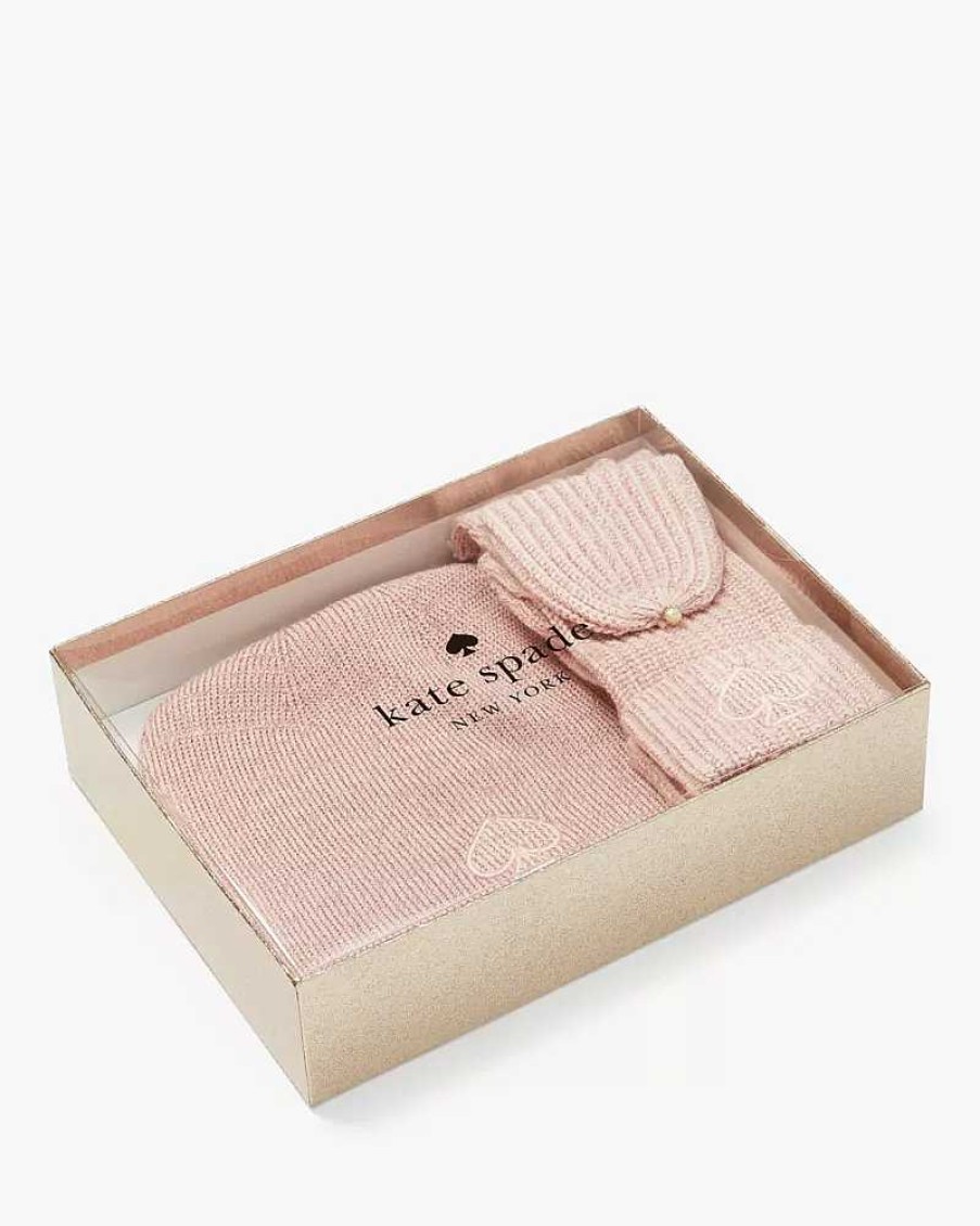 Accessories Kate Spade Outlet | Metallic Spade Winter Accessories Box Set